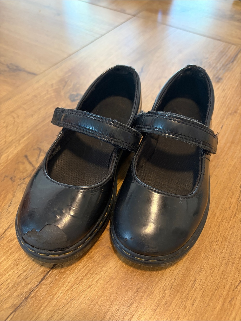Dr. Martens Black Kids Mary Jane Shoes